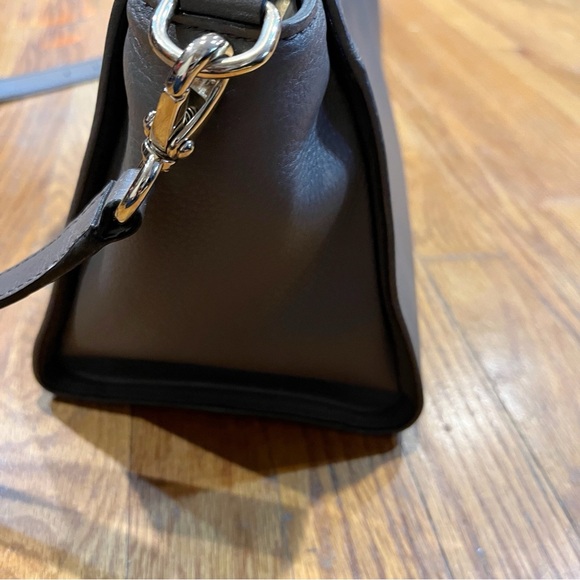 Kate Spade New York Women's Chatham Lane Harlan Stone Gray Satchel Purse - Picture 8 of 17